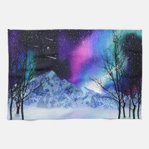 Winter Wonderlights Kitchen Towel