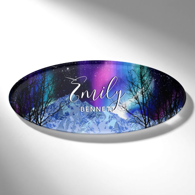 Winter Wonderlights Name Tag (Front)