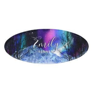 Winter Wonderlights Name Tag