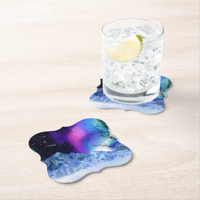 Winter Wonderlights Paper Coaster (Insitu)