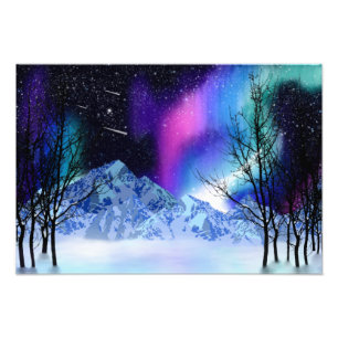 Winter Wonderlights Photo Print