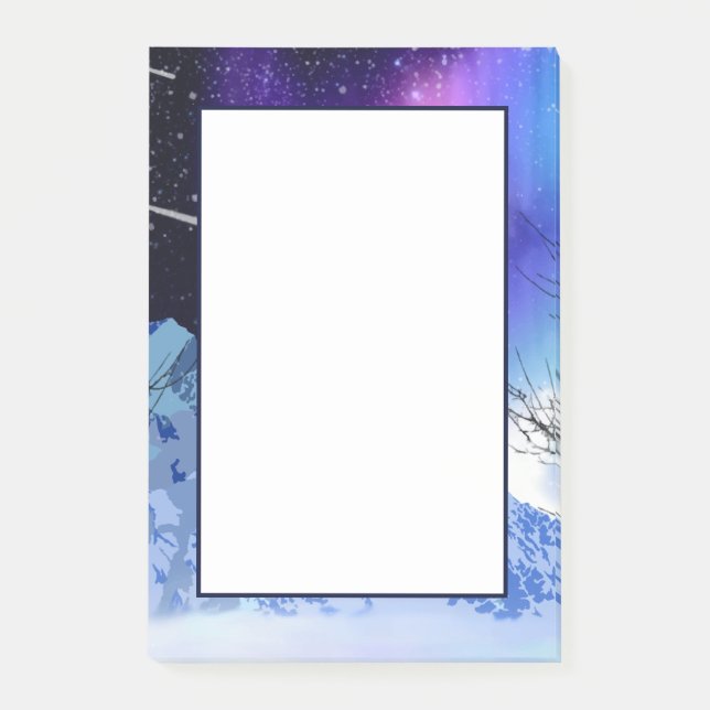 Winter Wonderlights Post-it Notes (Front)