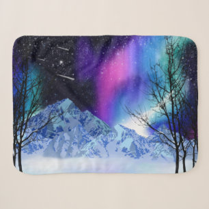 Winter Wonderlights Sherpa Blanket