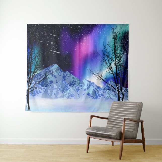 Winter Wonderlights Tapestry (In Situ (Horizontal))