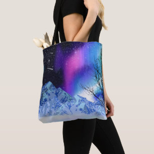 Winter Wonderlights Tote Bag