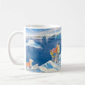 Winter Wonders – A Whimsical Mountain Adventure Coffee Mug