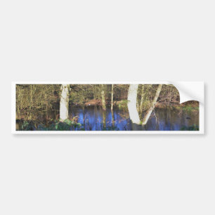 Winter Woodland Bumper Sticker