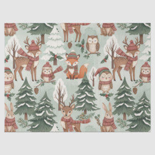 Winter Woodland Friends – Cute Animals (2) Tissue Paper