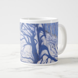 Winter Woodland near Courcheval 2008 Large Coffee Mug