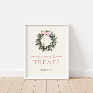 Winter Woodland Sweet Treats Sign