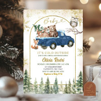 Winter Woodland Truck Animal Forest Baby Shower