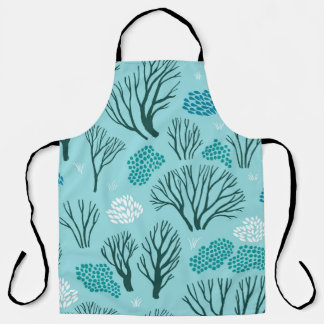 Winter Woodland: Vintage Seamless Apron