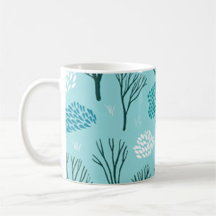 Winter Woodland: Vintage Seamless Coffee Mug