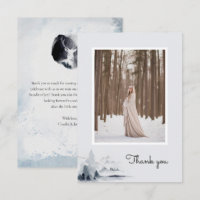 Winter Woodland Watercolor Forest Maternity Photo