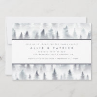 Winter Woods Forest Woodland Couples Bridal Shower