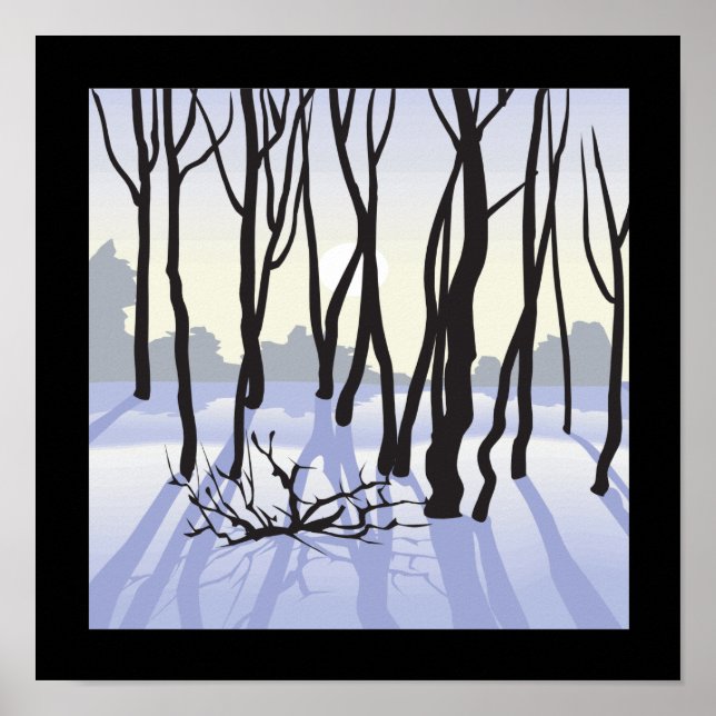 Winter Woods Poster (Front)
