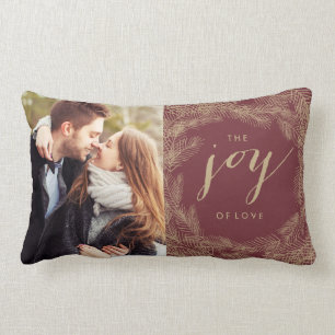 WINTER WREATH JOY STYLISH HOLIDAY PILLOW