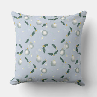 Winter Wreath Throw Pillow