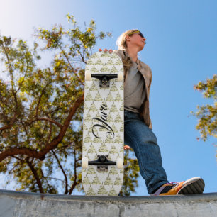 winter xmas vibes customize Skateboard