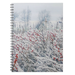 winterberry and cattails notebook