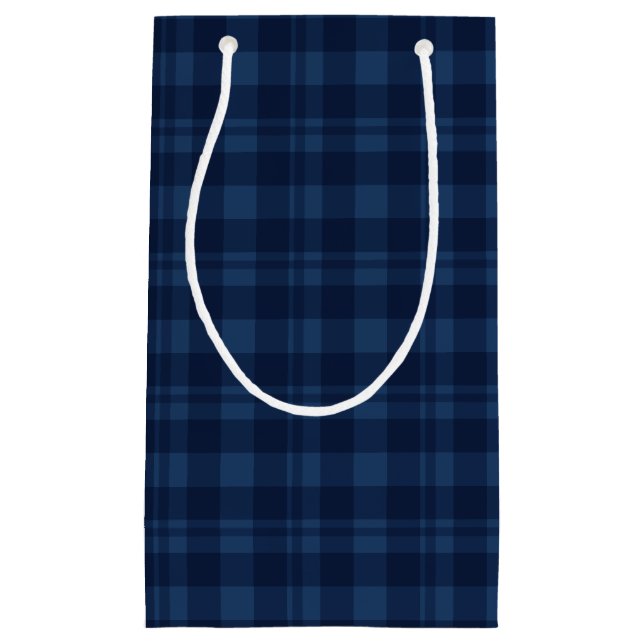 Winterberry Blue Tartan Gift Bag (Front)
