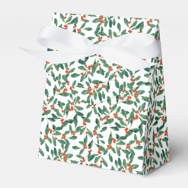 Winterberry (Classic) Favour Box (Front Side)