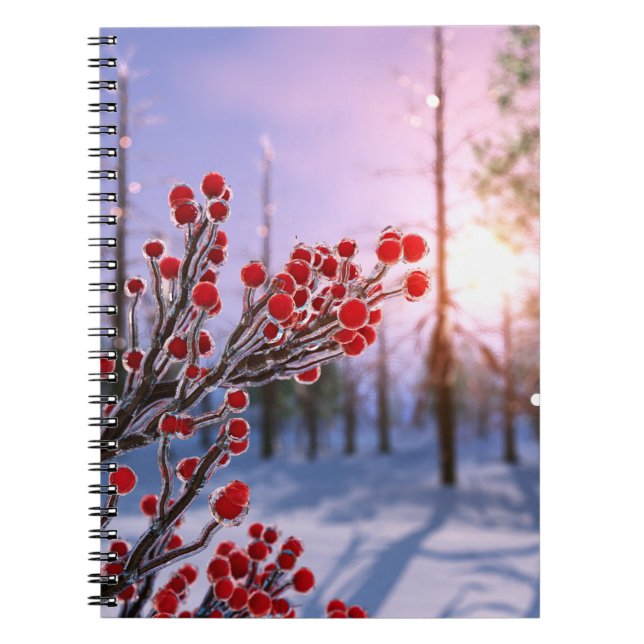 Winterberry in Ice Notebook (Front)