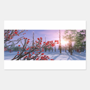 Winterberry in Ice Stickers