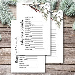 Winterberry rustic boho baby word scramble game<br><div class="desc">Custom fun baby shower game. Customise it to make it uniquely yours. You can change the font,  colour and words.  Bundle up with Paper napkins,  stickers,  thank you cards,  invitations,  baby shower games,  welcome sign and more. Everything you need to throw a splashy party.  Visit Winterberry Rustic Boho collection.</div>