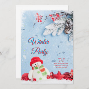 Winterful Party Invitation