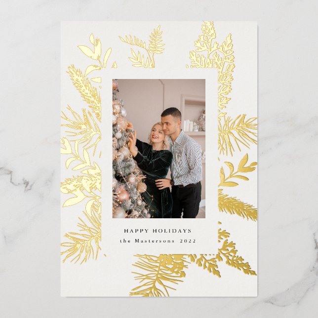 wintergreen foliage elegant photo holiday (Front)