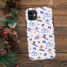 Wintergreen Mount Virginia Ski Snowboard Pattern