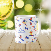 Wintergreen Mount Virginia Ski Snowboard Pattern
