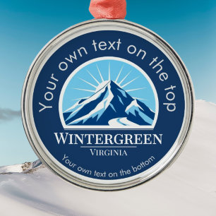 Wintergreen Virginia medal Metal Ornament