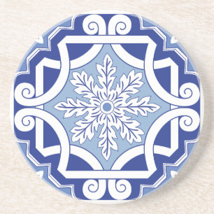 Winterleaf Scroll Coaster