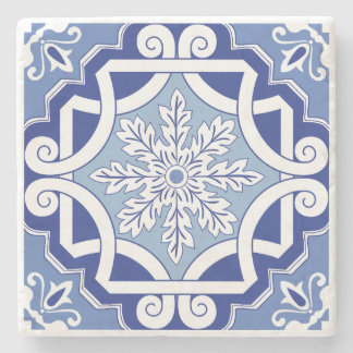 Winterleaf Scroll Stone Coaster