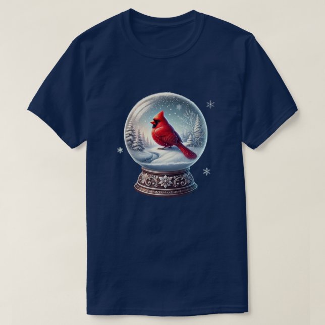 Winter's Cardinal Keepsake T-Shirt (Design Front)