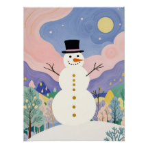 Winter's Cheerful Watcher