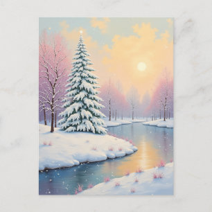 Winter's First Light Holiday Postcard