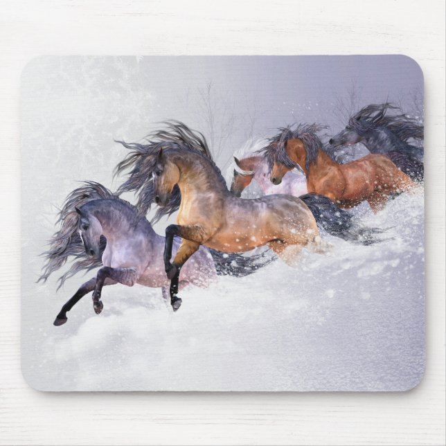 Winter's Flight Mousepad (Front)