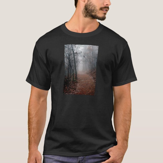 Winters Fog - No End in Sight on the Trail Gifts T-Shirt (Front)