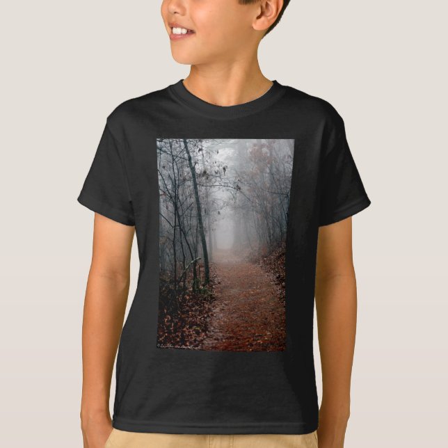 Winters Fog - No End in Sight on the Trail Gifts T-Shirt (Front)