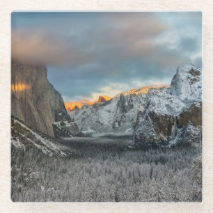 Winter's Mark Glass Coaster