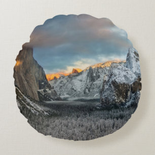 Winter's Mark Round Cushion