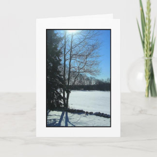 Winter's Morning Holiday Card