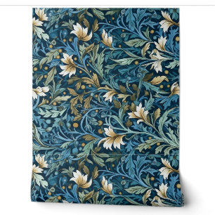 Winter's Morris Garden Botanical Wallpaper