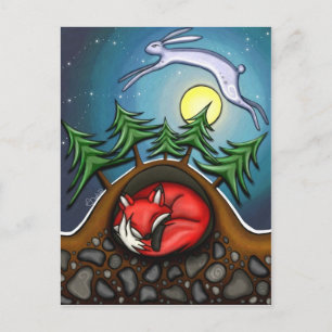 Winter's Night Postcard