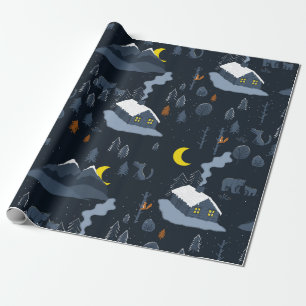 Winters Night Wrapping paper