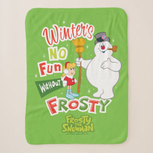 Winter's No Fun Without Frosty the Snowman™ Sherpa Blanket