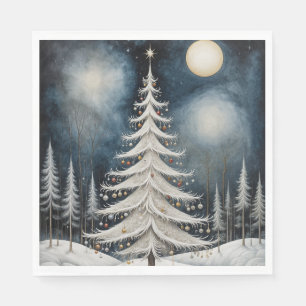 Winter's Starry Eve Napkin